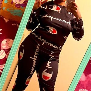 Champion long sleeve and pants set